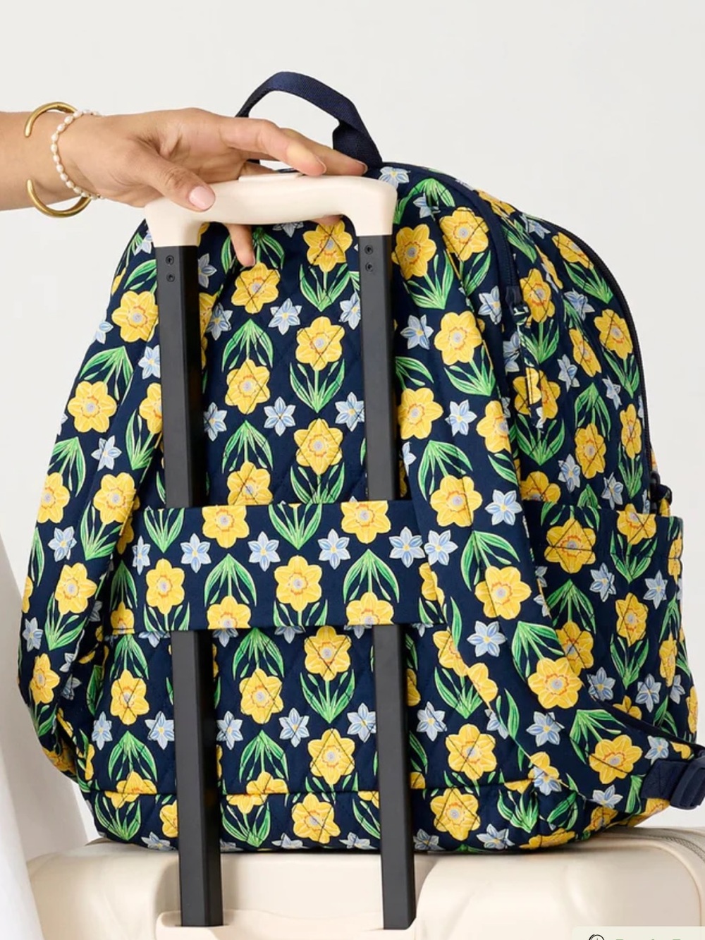 🌸Vera Bradley Bancroft Premium Cotton Backpack - Picture 4 of 10